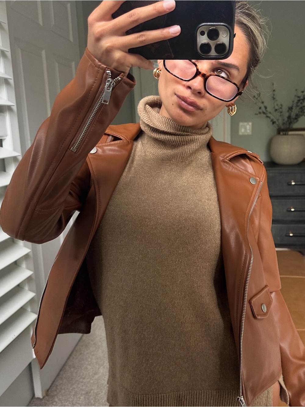 Leather jacket